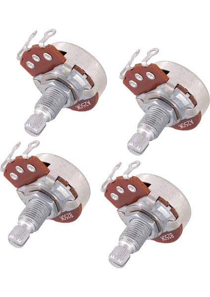 Gitar Potansiyometre Pot A250K B250K Set 24MM Dia. Vücut Hacmi Kontrolü (Yurt Dışından)