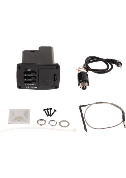 Ukulele 2 Band Eq Amplifikatör Preamp Pickup 4 String Guitar Siyah (Yurt Dışından) fiyatları