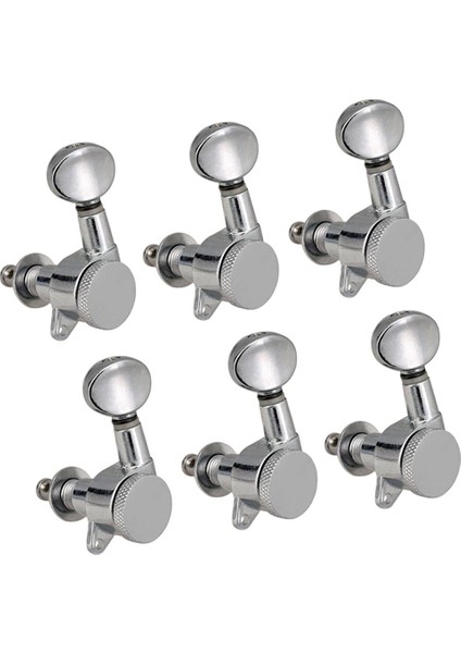 Gitar Ayar Pegs 6l Makine Kafaları Elektro Gitar Için (Yurt Dışından)