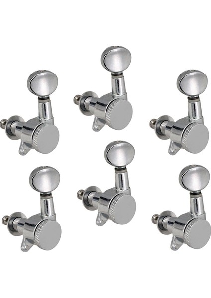 Gitar Ayar Pegs 6l Makine Kafaları Elektro Gitar Için (Yurt Dışından)