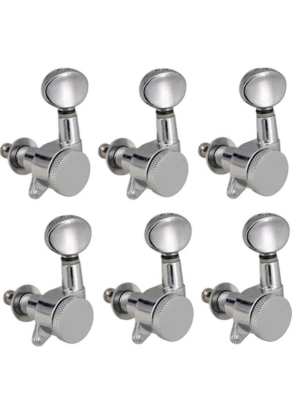 Gitar Ayar Pegs 6l Makine Kafaları Elektro Gitar Için (Yurt Dışından)
