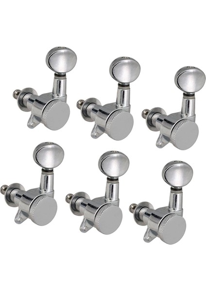 Gitar Ayar Pegs 6l Makine Kafaları Elektro Gitar Için (Yurt Dışından)