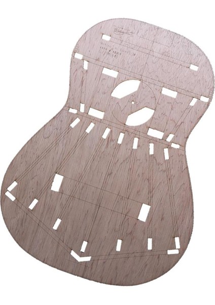 Ahşap Gitar Gövde Şablonu 2mm Kalınlığında Cnc Torres Için Yapılmış Klasik Gitar (Yurt Dışından)