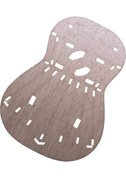 Ahşap Gitar Gövde Şablonu 2mm Kalınlığında Cnc Torres Için Yapılmış Klasik Gitar (Yurt Dışından)