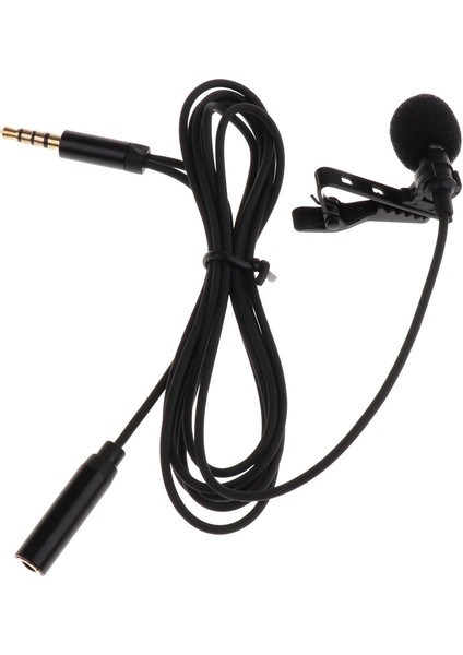 Yakası Yakalı Kondenser Mikrofonundaki 3,5 mm Fiş Klipsi Kulaklık Adaptörü ile (Yurt Dışından) fiyatları