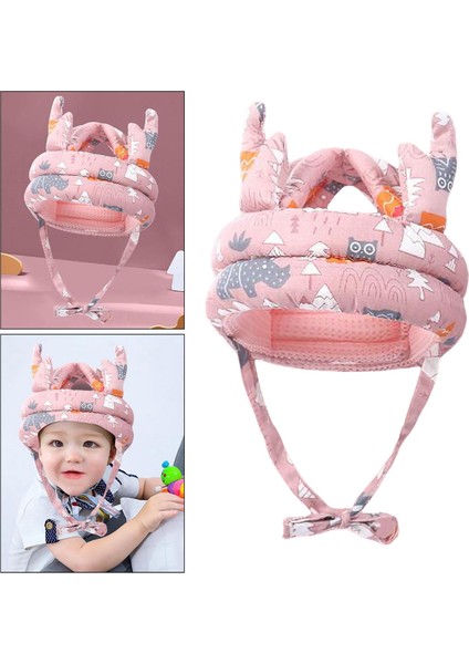 Bebek Yürümeye Başlayan Çocuk Şapka Pembe Yürümeyi Öğrenmek Için Ayarlanabilir Çarpışma Önleme Koruması (Yurt Dışından) fırsatları