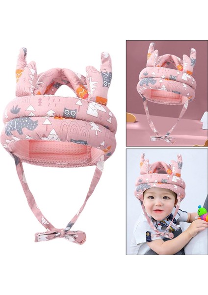 Bebek Yürümeye Başlayan Çocuk Şapka Pembe Yürümeyi Öğrenmek Için Ayarlanabilir Çarpışma Önleme Koruması (Yurt Dışından) indirimleri