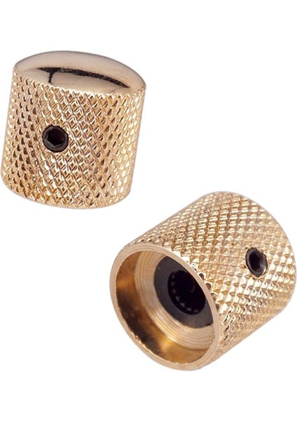 Elektro Gitar/bas Için Delikli 4x Demir Gitar Hacim Kontrol Düğmeleri (Yurt Dışından)