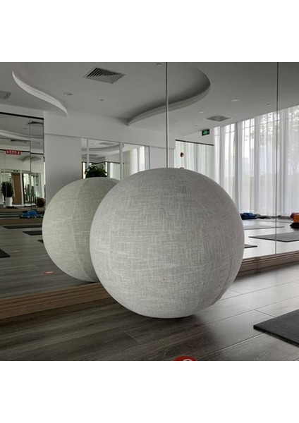 55 cm Egzersiz Topu Kapak Yoga Pilates Topu Oturan Topu Sandalye Bej Kapakları (Yurt Dışından) fırsatları