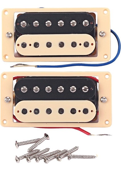 2 Adet Bakır Elektro Gitar Siyah Bej Müzik Enstrümanı Aksesuar (Yurt Dışından) fırsatları