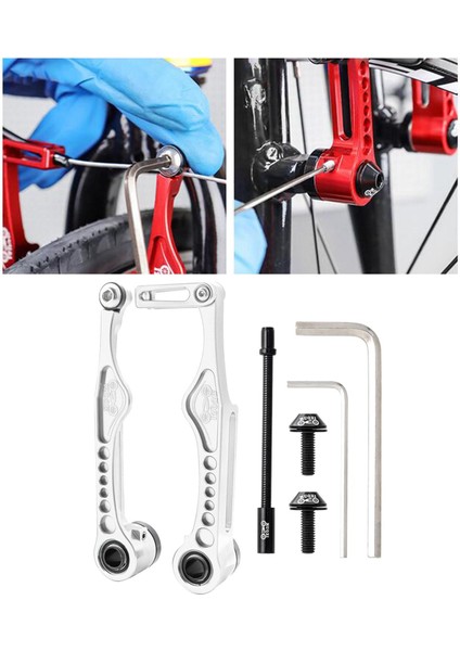Bisiklet Ön Arka Set Yedek Bmx Kaliperler Onarım Parçaları 126X60.8MM (Yurt Dışından)