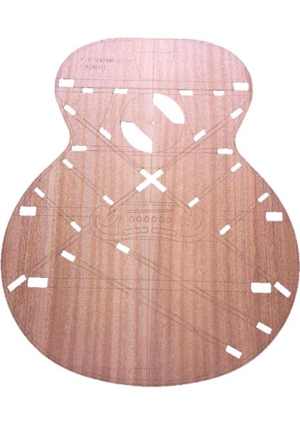 43 Inç Ahşap Sj 200 Jumbo Namlu Gövde Şablonu Gitar Yapmak Kalıp Luthier Alet (Yurt Dışından)