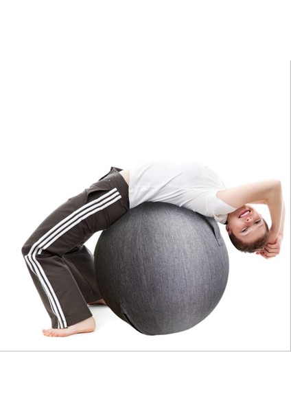 55CM Egzersiz Topu Kapak Yoga Pilates Top Sandalye Kapak Kahvesi (Yurt Dışından) fiyatları