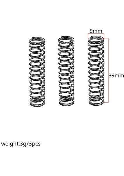 Pirinç Rüzgar Enstrümanı Trompet Aksesuarları Için 3 Adet Pirinç Yaylar 39X9MM (Yurt Dışından)