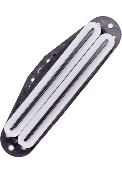 Gitar Çift Raylı Tek Bobin Humbucker Pikap Beyaz Gövde Siyah Raylar (Yurt Dışından) modelleri