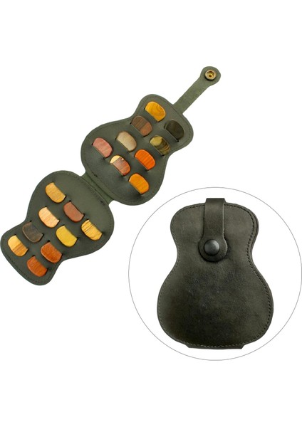 Gitar Seçicileri Tutucu Melektrik Tutucu Elektro Gitar Yeşili Için 18'e Kadar Seçme (Yurt Dışından) modelleri