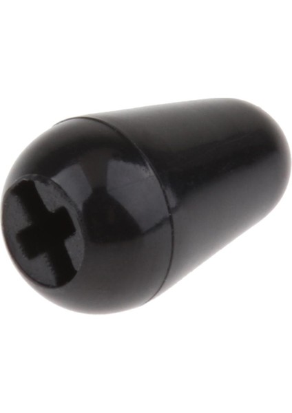 Plastik Elektro Gitar Geçiş Anahtarları Gitar Parçaları Için Knob Ipuçları Siyah (Yurt Dışından)