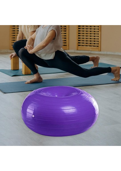 1 Adet Fitness Topu Yardım Gücü Pilates Donut Denge Yoga Top Sınıf Mor B Için (Yurt Dışından)