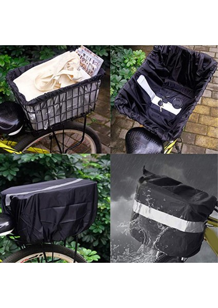 210D Oxford Kumaş Su Geçirmez Bisiklet Sepet Astarı Gidon Pannier (Yurt Dışından)