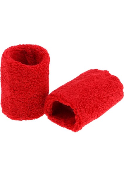 2 Çift Spor Bilek Bantları Yetişkinler Için Ter Bantları Erkekler Golf Siyah Kırmızı (Yurt Dışından) fiyatları