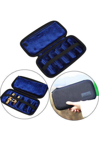 Saksafon Ağızlık Kasası Yumuşak Kadife Astar Fermuar Kapanması Flanel Torbası (Yurt Dışından) fırsatları