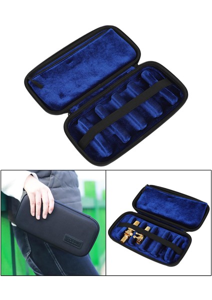 Saksafon Ağızlık Kasası Yumuşak Kadife Astar Fermuar Kapanması Flanel Torbası (Yurt Dışından) indirimleri