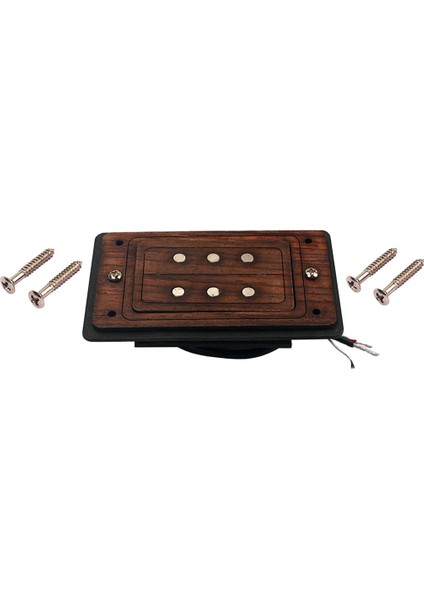 Gül Ağacı Puro Kutusu Gitar Humbucker Pikap, 3 Tel (Yurt Dışından)