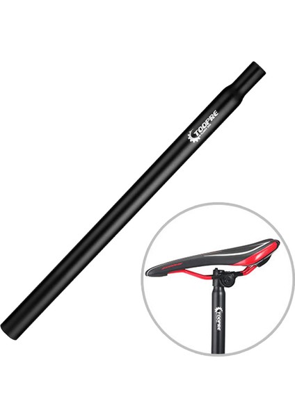 Bisiklet Seatpost Alüminyum Alaşım Ayarlanabilir Kelepçe Koltuğu Post Sele Tüp 28.6X450MM (Yurt Dışından)