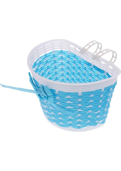 Çocuklar Kızlar Ön Sepet Bisiklet Döngüsü Alışveriş Tutucu Mavi (Yurt Dışından)