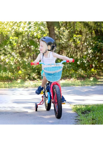 Çocuklar Kızlar Ön Sepet Bisiklet Döngüsü Alışveriş Tutucu Mavi (Yurt Dışından) modelleri