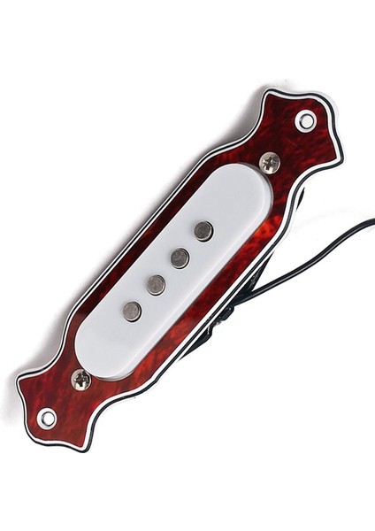 Red Shell 4 Dize Ses Deliği Halk Akustik Elektro Gitar Için (Yurt Dışından) fırsatları