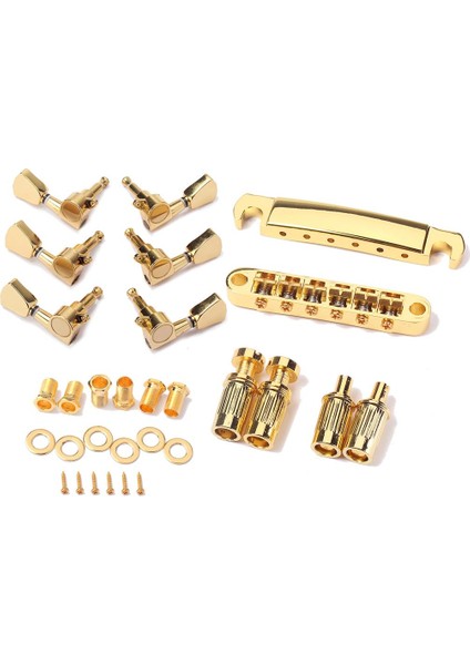 1 Paket Gitarlar Tremolo Köprü Kuyruk Parçası Tom ile 3L3R Ayar Mandal Tuşları (Yurt Dışından) modelleri