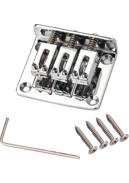 Metal 3 String Guitar Köprüsü Kuyruklu Kouz Gitar Için Kılavuz (Yurt Dışından)