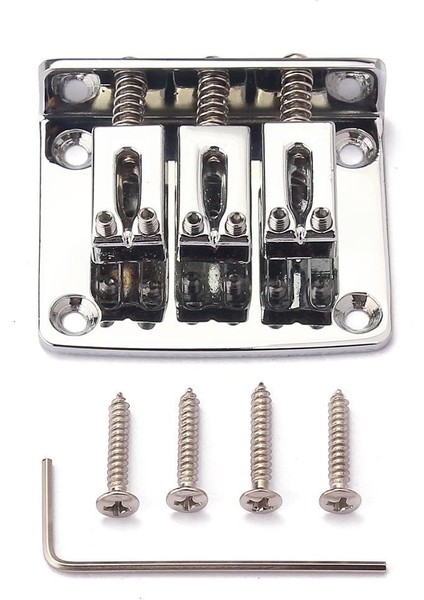 Metal 3 String Guitar Köprüsü Kuyruklu Kouz Gitar Için Kılavuz (Yurt Dışından) modelleri