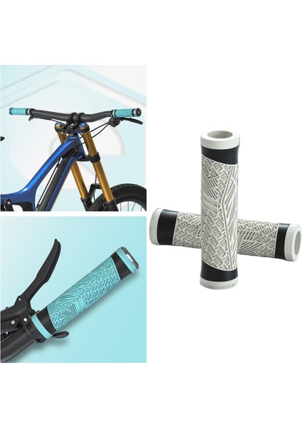 Bisiklet Gideri, Katlanabilir Bisiklet Için Rahat Şok Emilimi Mtb Açık Gri (Yurt Dışından)