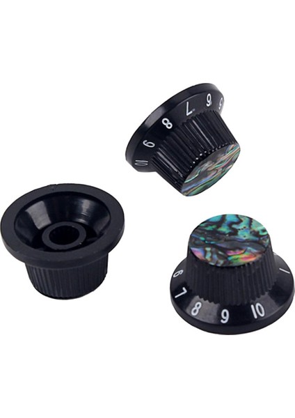 3pcs Gitar Şapka Topuz Kakma Kabuk St Elektro Gitar Aksesuarları Siyah (Yurt Dışından) modelleri