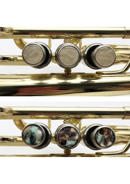 4X9PCS Plastik Trompet Kornet Anahtar Düğmeleri Trompet Parçaları Için Inci Kakmları 4 Pcs (Yurt Dışından) fırsatları