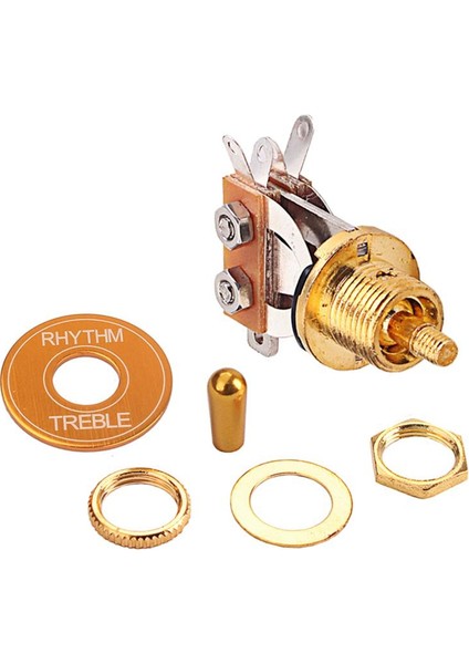 Dayanıklı Bakır Alaşım Elektro Gitar Anahtarı W/ Ritim Yıkayıcı Altın (Yurt Dışından) fırsatları