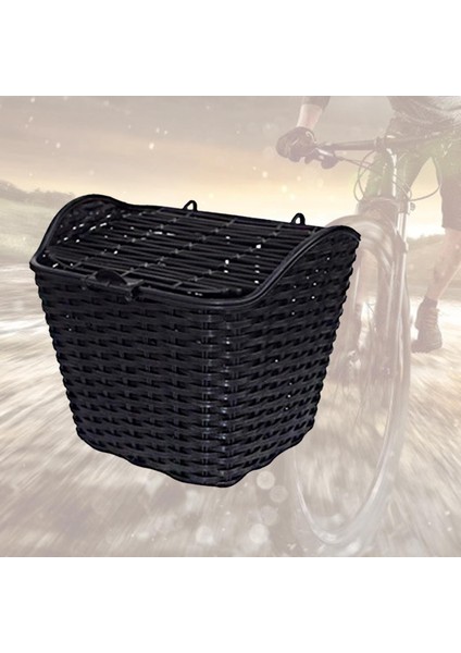 Kapak Scooter Çıkarılabilir Gidon Sepeti ile Plastik Bisiklet Sepeti (Yurt Dışından) indirimleri