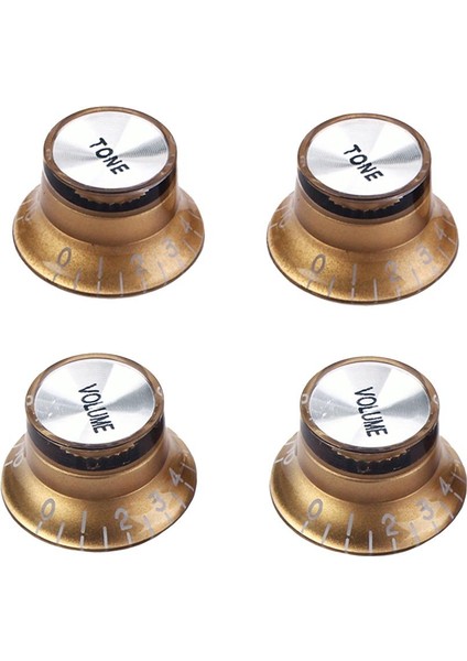 Lp Elektro Gitar Aksesuarı Için 4 Pc Set Gold Guitar Top Hat Knob (Yurt Dışından) fiyatları