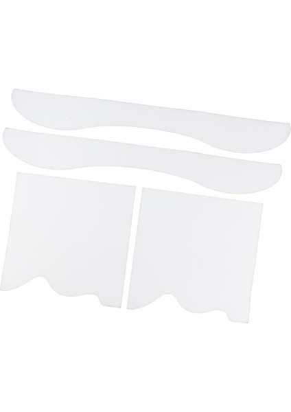 Kayma Önleyici Kaykay Kum Kağıt Çıkartması Kalın Griptape Longboard Ekipmanı Şeffaf B (Yurt Dışından)