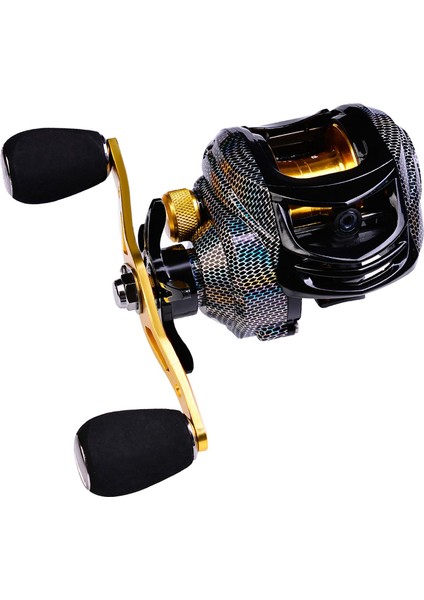 Baitcasting Balıkçı Makarası 18+1bb Yatak 7.2: 1 Pürüzsüz Çalışma Hattı Kılavuzu DW132PR Sağ El (Yurt Dışından)