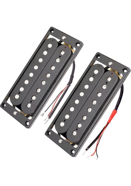 8 Dizeler Elektro Gitar Çift Bobin Pikap Humbucker Gitar Parça Aksesuar (Yurt Dışından)