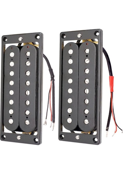 8 Dizeler Elektro Gitar Çift Bobin Pikap Humbucker Gitar Parça Aksesuar (Yurt Dışından)