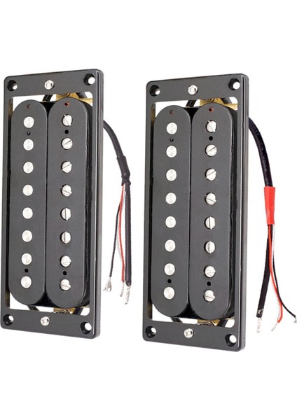 8 Dizeler Elektro Gitar Çift Bobin Pikap Humbucker Gitar Parça Aksesuar (Yurt Dışından)
