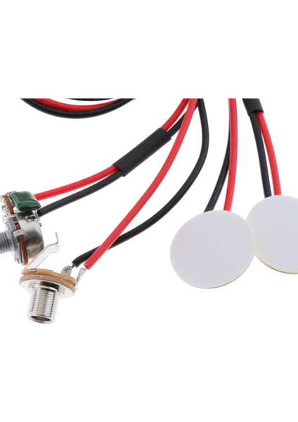 Gitar Ukulele Için Çift Piezo Pikap 1/4 '' (Yurt Dışından) modelleri