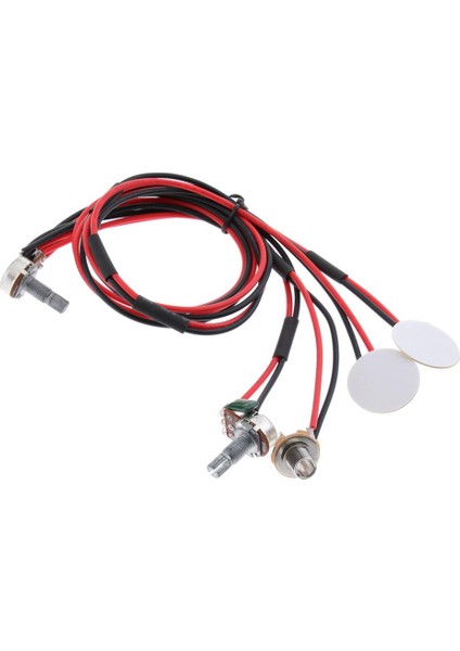 Gitar Ukulele Için Çift Piezo Pikap 1/4 '' (Yurt Dışından) fırsatları
