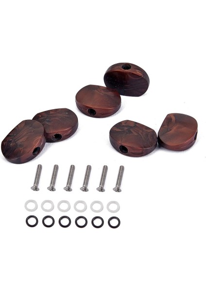 Müzik Aleti Için 6set Spring Washer Conta Gitar Aksesuar (Yurt Dışından)