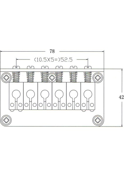 Elektro Gitar Için Anahtar Vidaları ile Çinko Alaşım Eyer Köprüsü (Yurt Dışından) modelleri