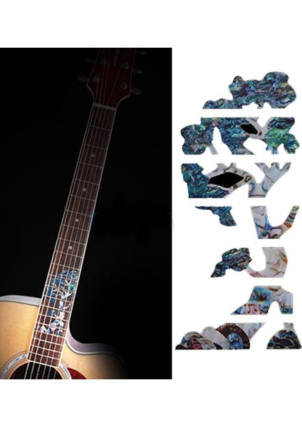 Gitar Işaretleri Bas Tahta Beyaz Diy Çıkartmalar (Yurt Dışından)